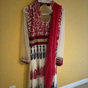 White Salwar/Chudidhar (Size 34)